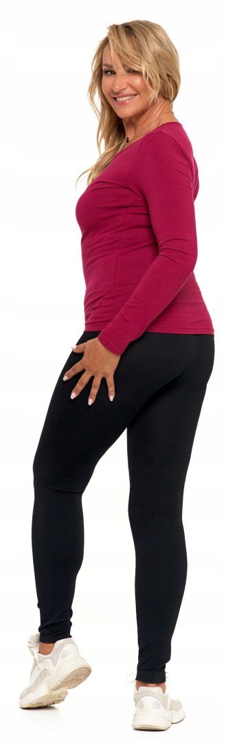 Bluzka Damska Bawełniana Luźna Gładka MORAJ - S