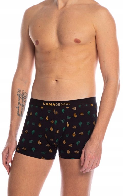 Bokserki Męskie Szorty 2 PARY Bawełniane LAMA - L Bokserki Męskie Szorty 2 PARY Bawełniane LAMA - L