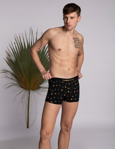 Bokserki Męskie Szorty 2 PARY Bawełniane LAMA - L Bokserki Męskie Szorty 2 PARY Bawełniane LAMA - L