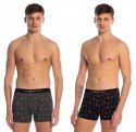 Bokserki Męskie Szorty 2 PARY Bawełniane LAMA - L Bokserki Męskie Szorty 2 PARY Bawełniane LAMA - L