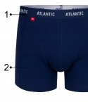 Bokserki męskie 3-PAK szorty ATLANTIC 3MH-047 - M
