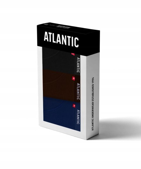 Bokserki męskie 3-PAK szorty ATLANTIC 3MH-047 - M Bokserki męskie 3-PAK szorty ATLANTIC 3MH-047 - M