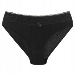 Figi damskie BAWEŁNIANE koronkowe 3 PARY MORAJ - M