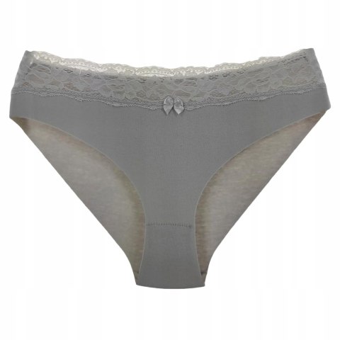 Figi damskie BAWEŁNIANE koronkowe 3 PARY MORAJ - M