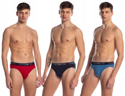 Slipy Męskie 3 PARY majtki bawełniane LAMA - XXL