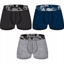 Bokserki 3 PARY PIERRE CARDIN CAMOUFLAGE - XL