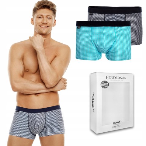 Bokserki męskie 2 PAK SZORTY HENDERSON 35724 - XL Bokserki męskie 2 PAK SZORTY HENDERSON 35724 - XL