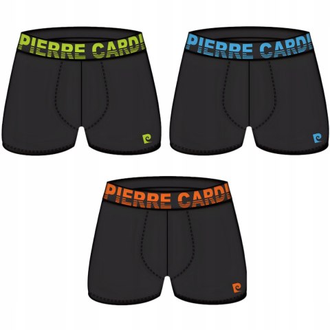 Bokserki męskie 3 PARY PIERRE CARDIN RAINBOW - M Bokserki męskie 3 PARY PIERRE CARDIN RAINBOW - M