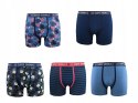 Lee Cooper BAWEŁNA bokserki MĘSKIE 5-PAK - M