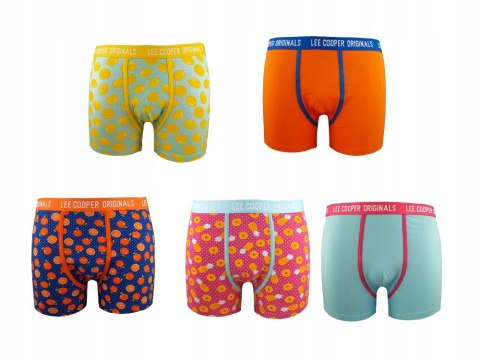 Lee Cooper BAWEŁNA bokserki MĘSKIE 5-PAK - M Lee Cooper BAWEŁNA bokserki MĘSKIE 5-PAK - M