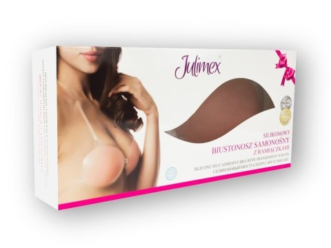 JULIMEX Biustonosz silikonowy z ramiączkami BS04 JULIMEX Biustonosz silikonowy z ramiączkami BS04