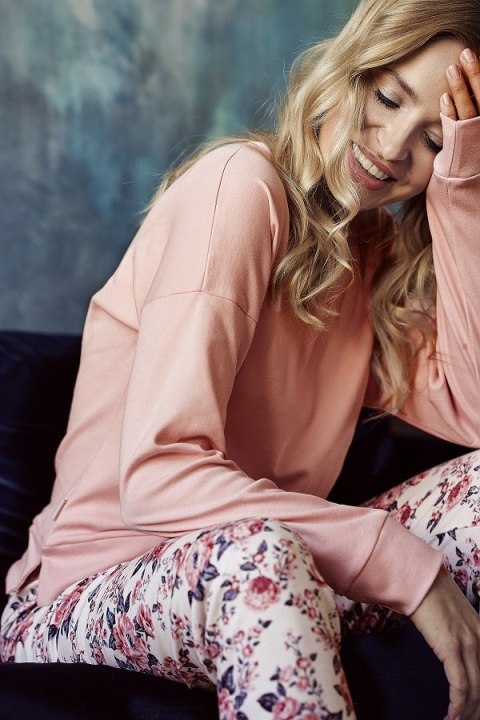 PIŻAMA TARO 2997 POPPY AW24 S łososiowy Taro PIŻAMA TARO 2997 POPPY AW24 S łososiowy Taro
