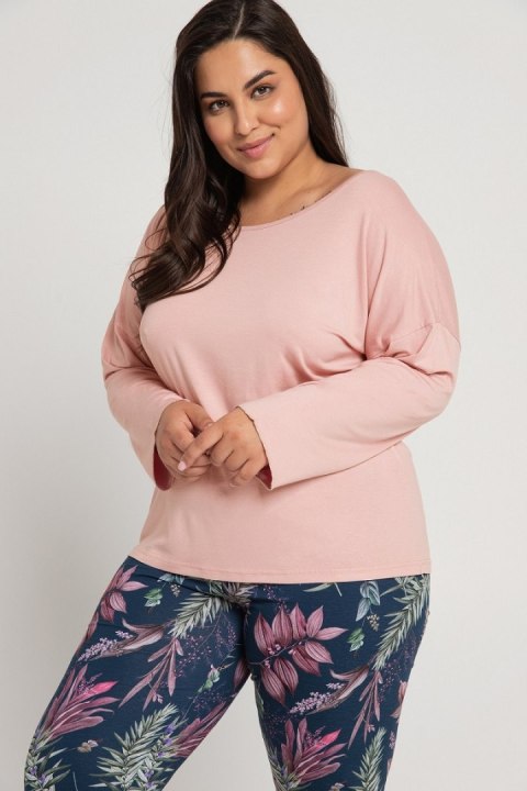 PIŻAMA TARO 3013 VIVIAN AW24 XXL-3XL 3XL pudrowy róż Taro PIŻAMA TARO 3013 VIVIAN AW24 XXL-3XL 3XL pudrowy róż Taro