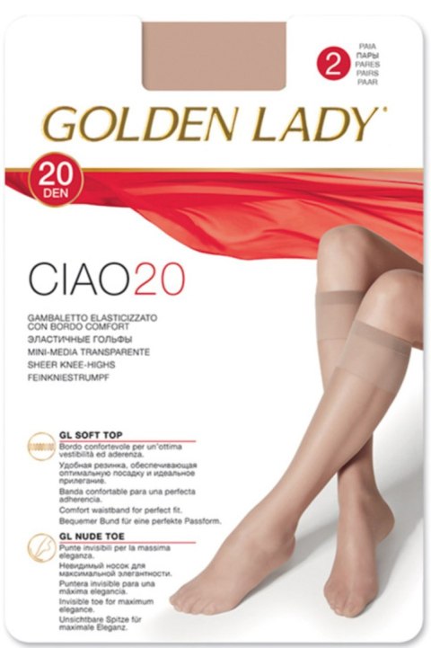 GOLDEN LADY PODKOLANÓWKI CIAO 20 DEN GOLDEN LADY PODKOLANÓWKI CIAO 20 DEN
