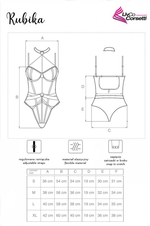 LivCo Corsetti Fashion RUBIKA LC XG079 - M LivCo Corsetti Fashion RUBIKA LC XG079 - M