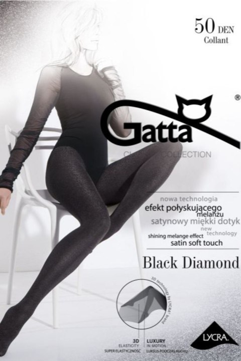 GATTA BLACK DIAMOND - Rajstopy damskie 50 DEN GATTA BLACK DIAMOND - Rajstopy damskie 50 DEN
