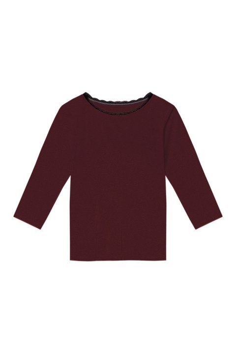 MEFEMI BLUZKA MARGOT 3/4 BURGUND MEFEMI BLUZKA MARGOT 3/4 BURGUND