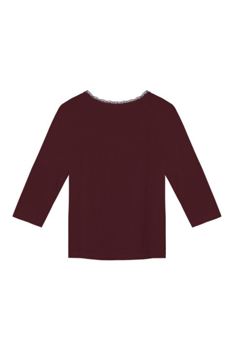 MEFEMI BLUZKA MARGOT 3/4 BURGUND MEFEMI BLUZKA MARGOT 3/4 BURGUND