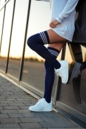 MILENA ZAKOLANÓWKI BAWEŁNIANE ZE ŚCIĄGACZEM W PASKI 0293.002