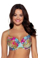 AVA SWIMWEAR BIUSTONOSZ SK 172 TURQUOISE PAISLEY MAXI