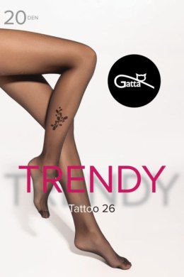 GATTA TATTOO - 26 RAJSTOPY MAT 20 DEN-5