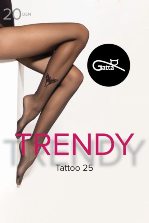 GATTA TATTOO - 25 RAJSTOPY MAT 20 DEN