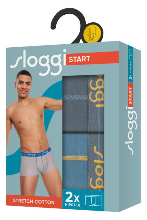 SLOGGI BOKSERKI SLOGGI MEN START HIPSTER 2PACK V011 SLOGGI BOKSERKI SLOGGI MEN START HIPSTER 2PACK V011