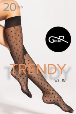 GATTA TRENDYLINE KNEE SOCKS - 18 PODKOLANÓWKI DAMSKIE