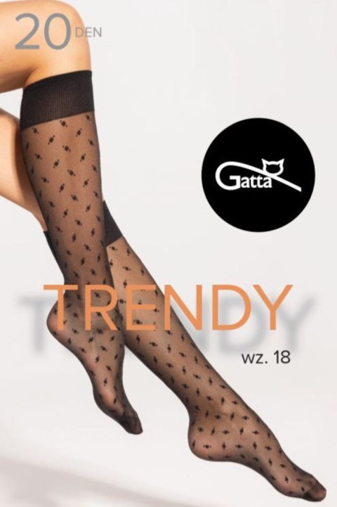 GATTA TRENDYLINE KNEE SOCKS - 18 PODKOLANÓWKI DAMSKIE GATTA TRENDYLINE KNEE SOCKS - 18 PODKOLANÓWKI DAMSKIE