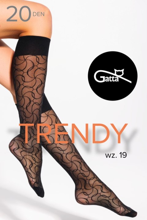 GATTA TRENDYLINE KNEE SOCKS - 19 PODKOLANÓWKI DAMSKIE GATTA TRENDYLINE KNEE SOCKS - 19 PODKOLANÓWKI DAMSKIE