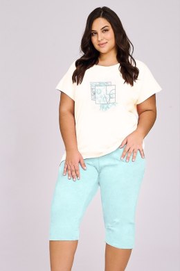 TARO 3414 PIŻAMA DAMSKA ISLA 2XL-3XL