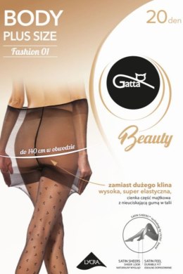 GATTA BODY PLUS SIZE FASHION- 01 RAJSTOPY WZORZYSTE