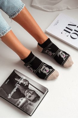 MILENA Stopki damskie Psy Sznaucery 1146.056