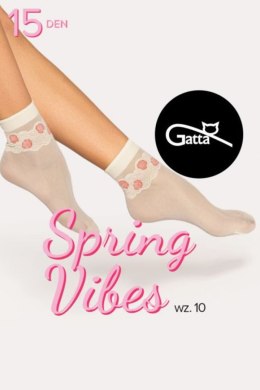 GATTA SPRING VIBES - 10 SKARPETKI 15 DEN