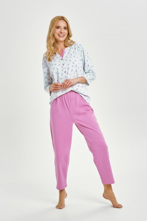 TARO 3446 PIŻAMA DAMSKA DŁUGA YOLANDA M-XL