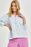 TARO 3446 PIŻAMA DAMSKA DŁUGA YOLANDA M-XL