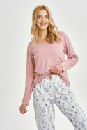 TARO 3456 PIŻAMA DAMSKA DŁUGA CAROLINE M-XL