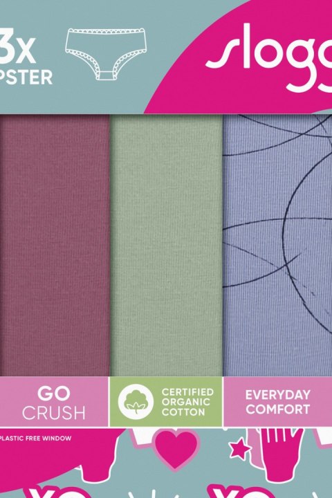 SLOGGI FIGI SLOGGI GO CRUSH HIPSTER C3PACK V008 SLOGGI FIGI SLOGGI GO CRUSH HIPSTER C3PACK V008