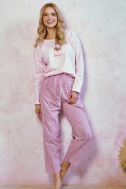 TARO 3434 PIŻAMA DAMSKA DŁUGA ELISA S-XL