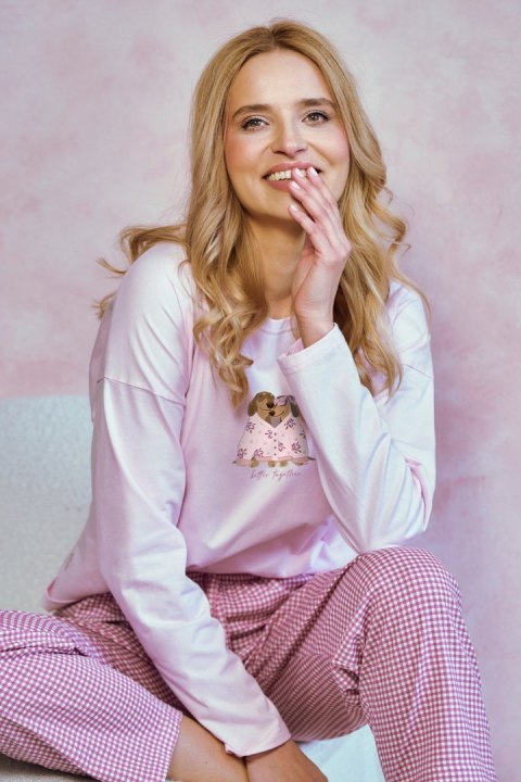 TARO 3434 PIŻAMA DAMSKA DŁUGA ELISA S-XL TARO 3434 PIŻAMA DAMSKA DŁUGA ELISA S-XL