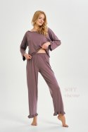 TARO 3439 PIŻAMA DAMSKA DŁUGA ZOYA S-L