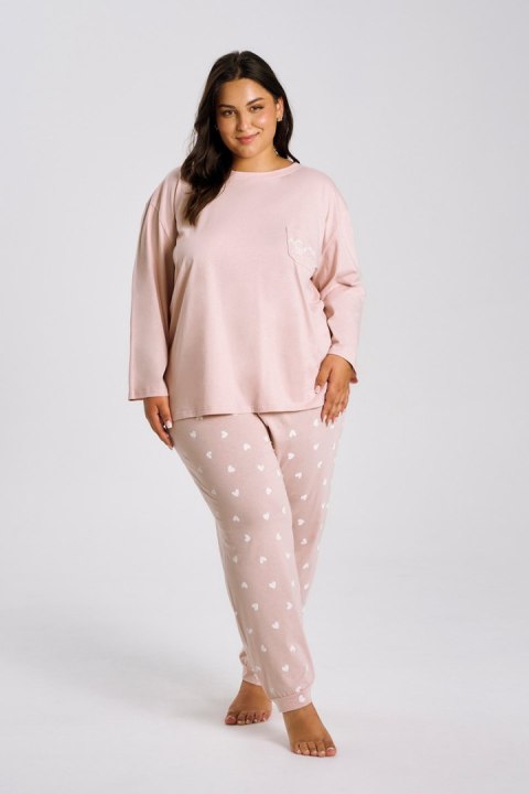 TARO 3468 PIŻAMA DAMSKA DŁUGA NORI 2XL-3XL TARO 3468 PIŻAMA DAMSKA DŁUGA NORI 2XL-3XL