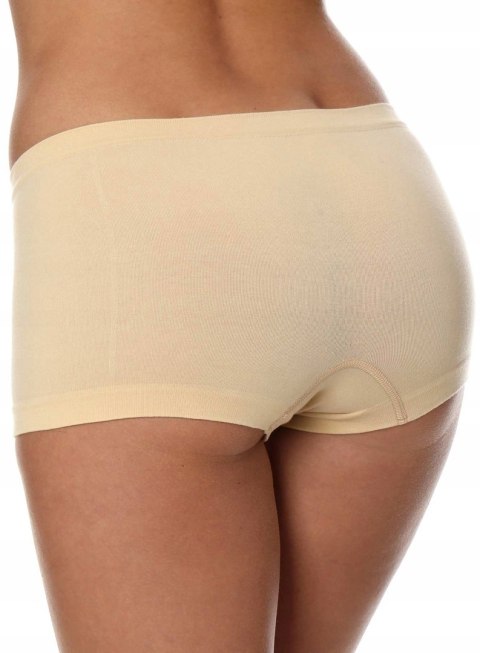 BRUBECK Szorty Sportowe Damskie Bokserki Bezszwowe BX10470A - XL