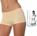 BRUBECK Szorty Sportowe Damskie Bokserki Bezszwowe BX10470A - M