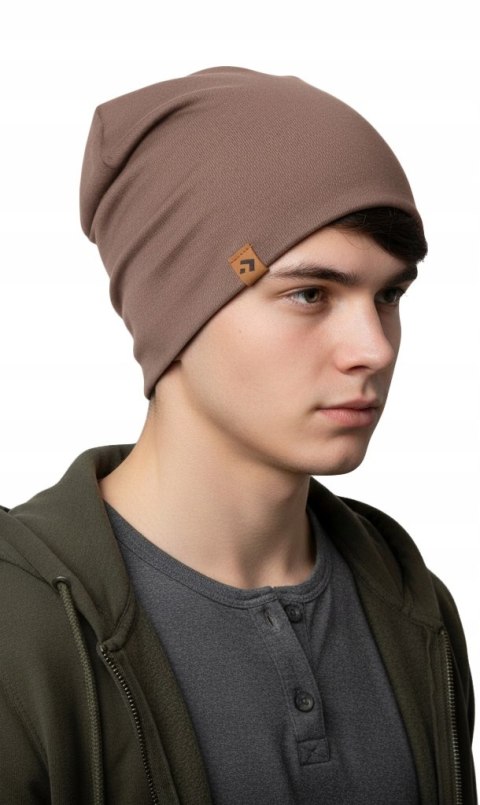 CZAPKA męska PRZEJŚCIOWA typu beanie w PRĄŻEK MORAJ r. uniwersalny CZAPKA męska PRZEJŚCIOWA typu beanie w PRĄŻEK MORAJ r. uniwersalny