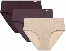 Figi damskie MAXI 3 PARY Majtki Bawełniane ATLANTIC 3CLP-011 - XL