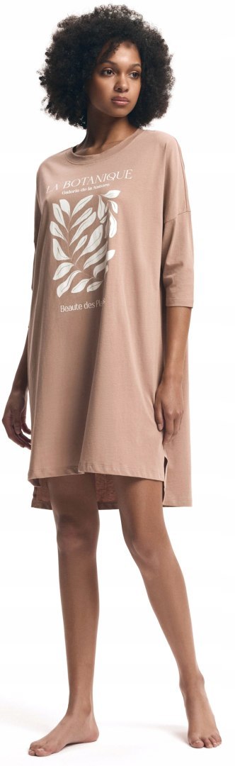 Koszula Nocna Długa 100% Bawełny Piżama Damska HENDERSON DEXTRA - 3XL Koszula Nocna Długa 100% Bawełny Piżama Damska HENDERSON DEXTRA - 3XL
