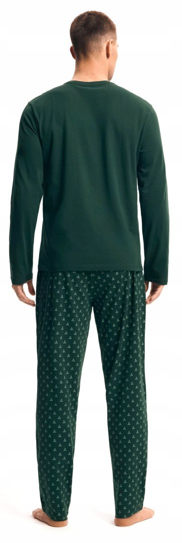 Piżama męska 100% BAWEŁNA Komplet z Długim Rękawem HENDERSON LUSH - XXL Piżama męska 100% BAWEŁNA Komplet z Długim Rękawem HENDERSON LUSH - XXL