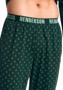 Piżama męska 100% BAWEŁNA Komplet z Długim Rękawem HENDERSON LUSH - XL