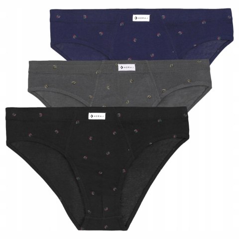 Slipy męskie 100% bawełna MORAJ 3-PAK - XL